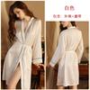 Sexy nightgown long light luxury, women's bathrobe satin wedding bridesmaid dressing gown yukata cardigan loungewear