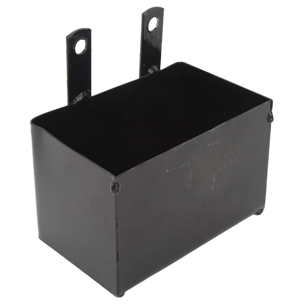 ATV Batteribärväska Batteribärväska Svart Rostfri Stabil Konstruktion för 50cc Till 125cc ATV Motorcykel Crosscykel