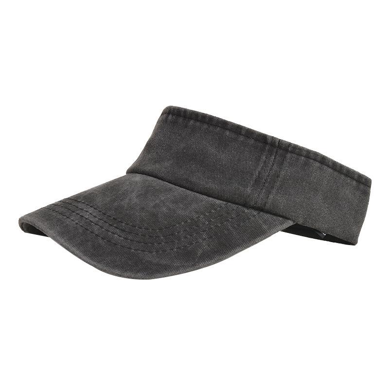 Unisex Korean Style Outdoor Washed Denim Baseball Cap with Sunshade