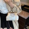 Embroidery Hanfu Shell Shoulder Bags Faux Pearl Chain Evening Purse  Banquet Occasions
