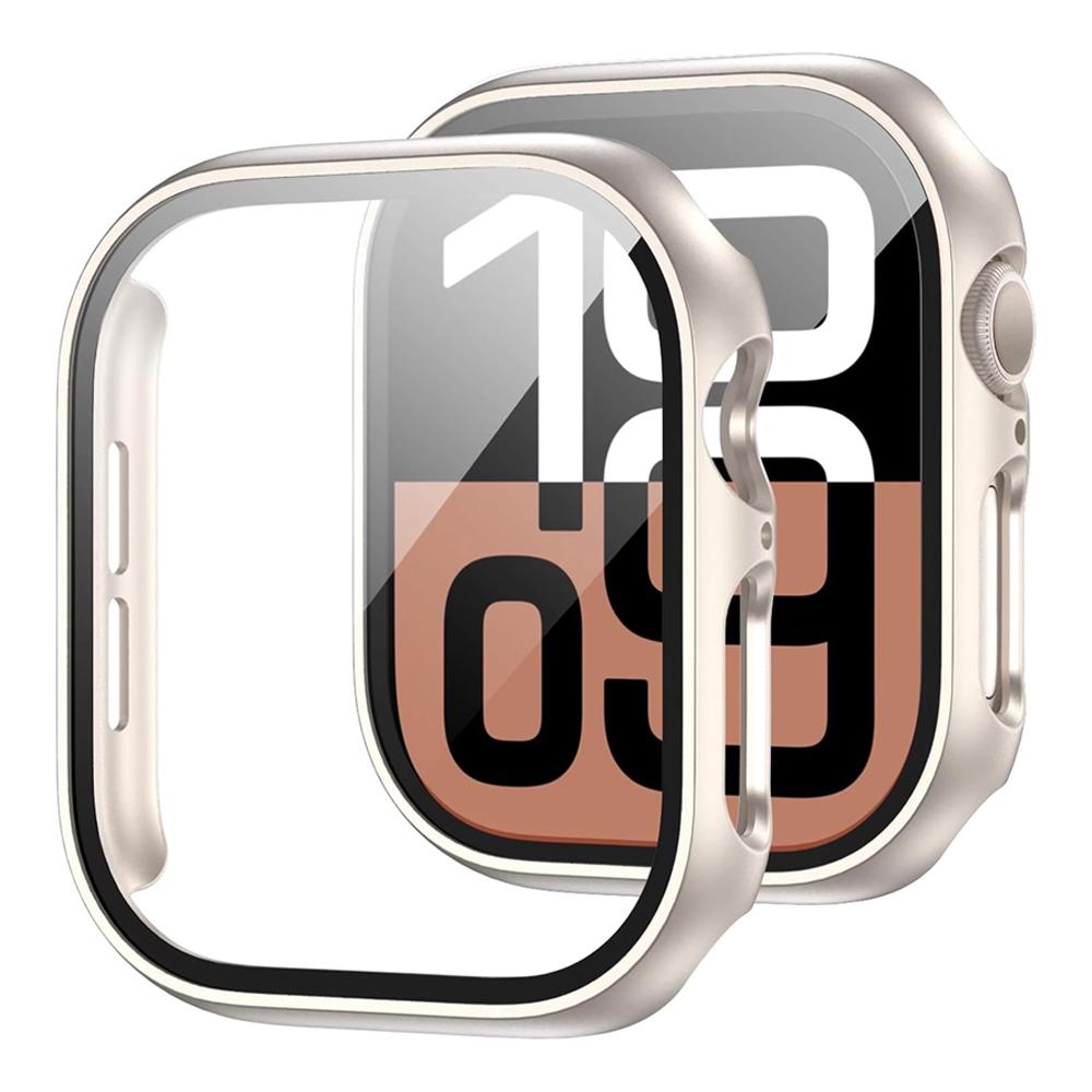 Screen Protector For Apple Watch Case 10 9 8 7 6 5 4 SE 46mm 42mm 45mm 44mm 41mm 40mm Tempered Glass PC Bumper Cover Protectives