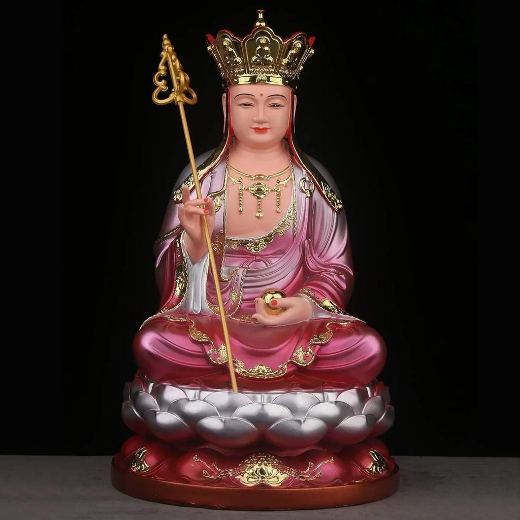 1 PIEZA Estatua de Buda Guanyin de Cobre Puro Shakyamuni Mani Ksitigarbha Rey Barrigón Maitreya Buda Sonriente Adorno Feng Shui