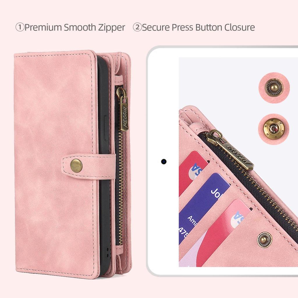 iPhone 17 Multi-functional Leather Wallet Case