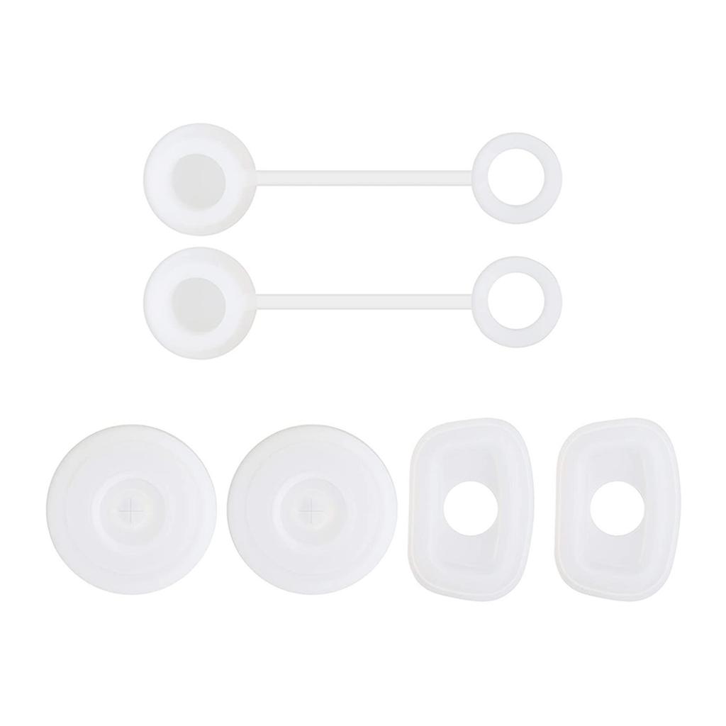 6pcs Silicone Spill Stopper For 30oz/40oz Tumblers Universal Anti-Splash Straw Cover For Tumblers Straw