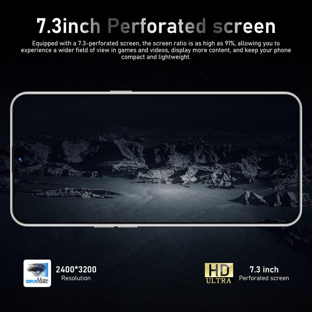 Smartphone F7 Ultra HD, Large Screen, 16GB+1TB, Android