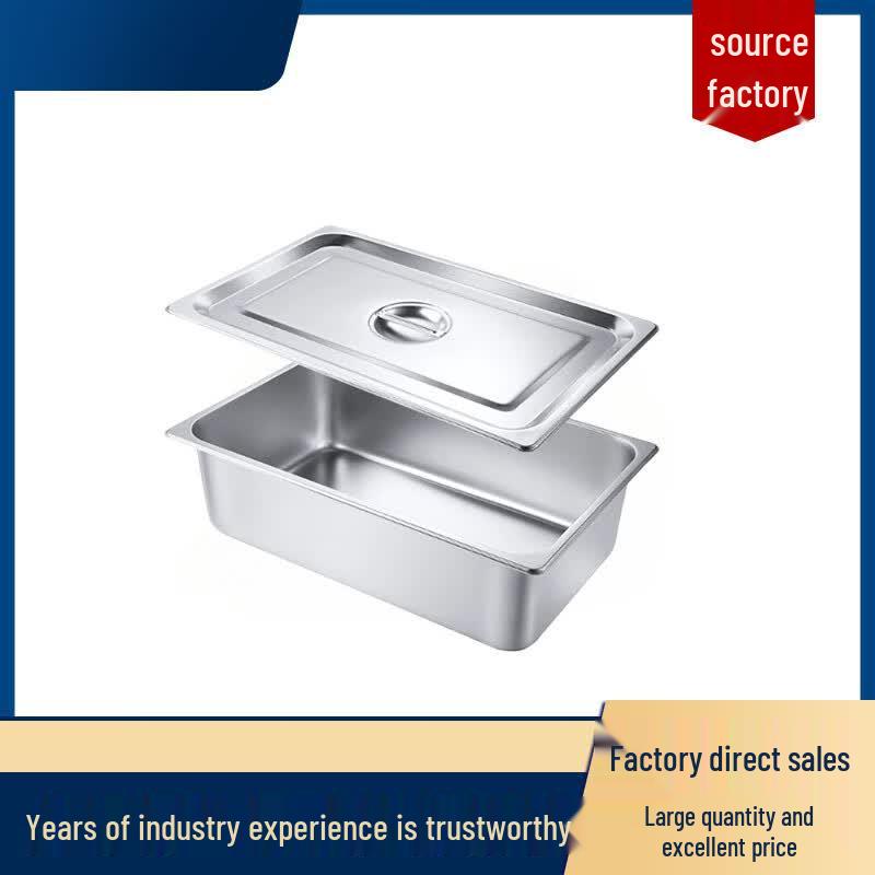 Stainless Steel Gastronorm Food Pan with Lid