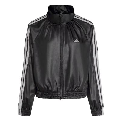Tanz gewebte Jacke Drei Streifen Tanz Serie Sportlich Lässig Reißverschluss Stehkragen Jacke Damen Jacke KS0039