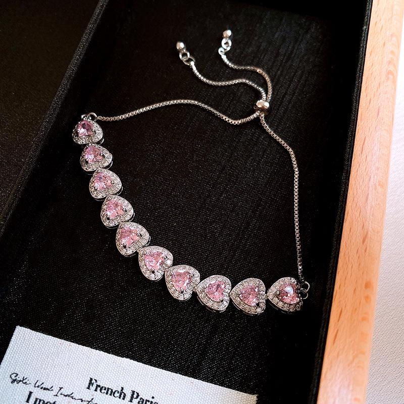 Elegante Geometrische Zirkonia Armband voor Damesmode - Veelzijdig, Trendy Bangle Sieraden