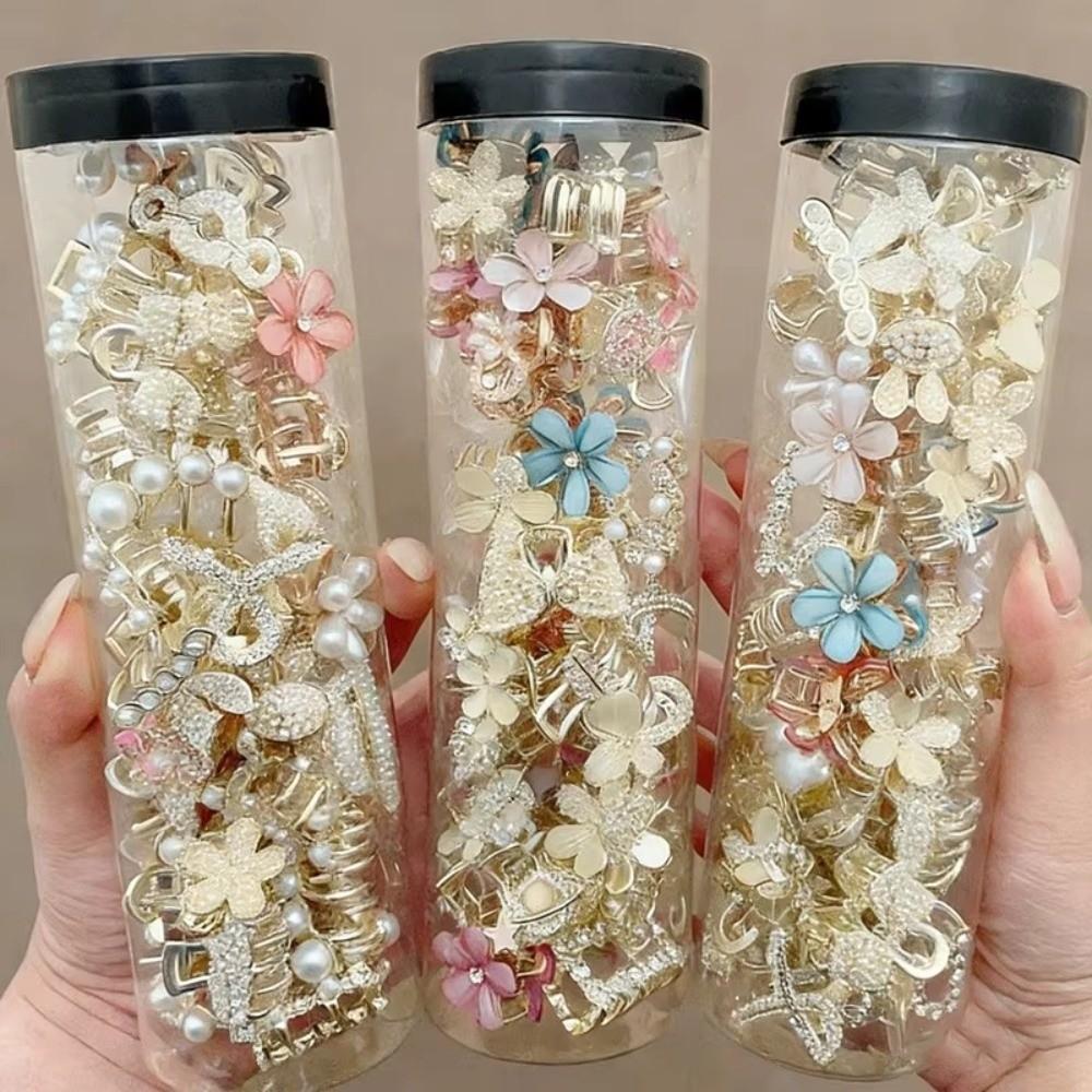 Pearl Pearl Hair Clip Alloy Crab Claw Clip New Mini Hair Hairpins