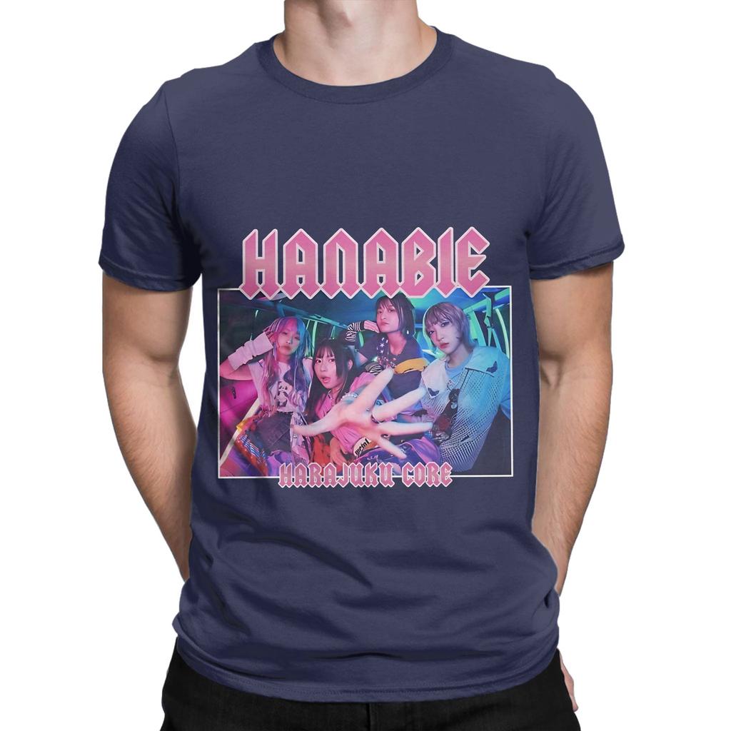 HANABIE Colorful Graphic 100 Cotton TShirt Hanabie Tops Tees For Unisex