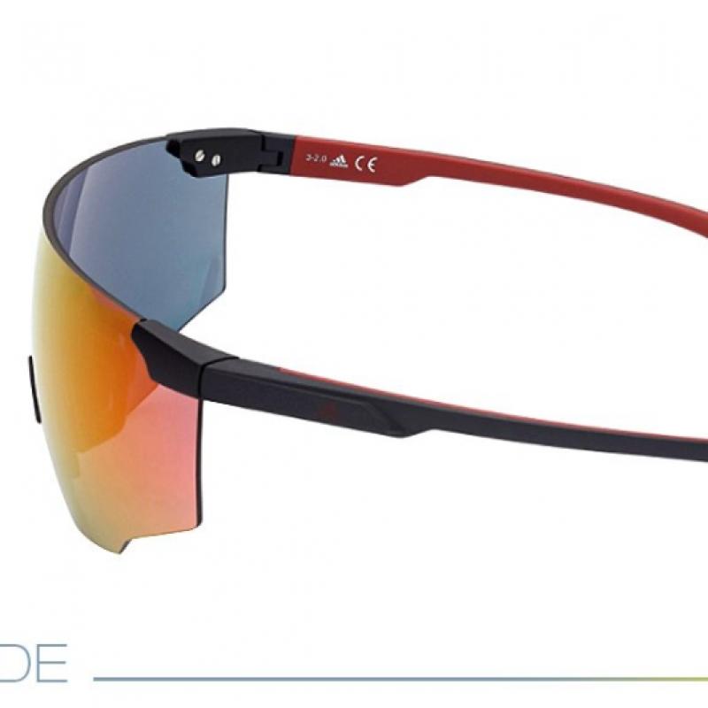 Adidas Okulary przeciwsłoneczne sportowe Sp0031 02l soczewki lustrzane