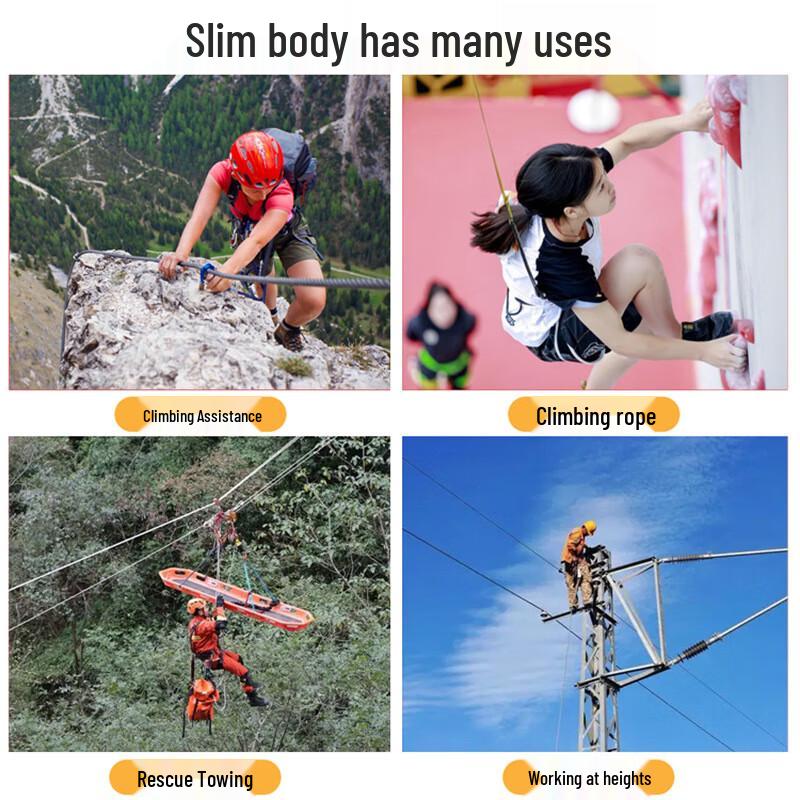 Static Climbing Safety Rope