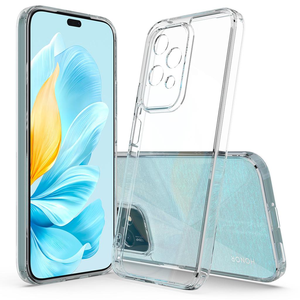 For Honor 200 Lite Clear Phone Case TPU+Acrylic Shockproof Phone Back Cover