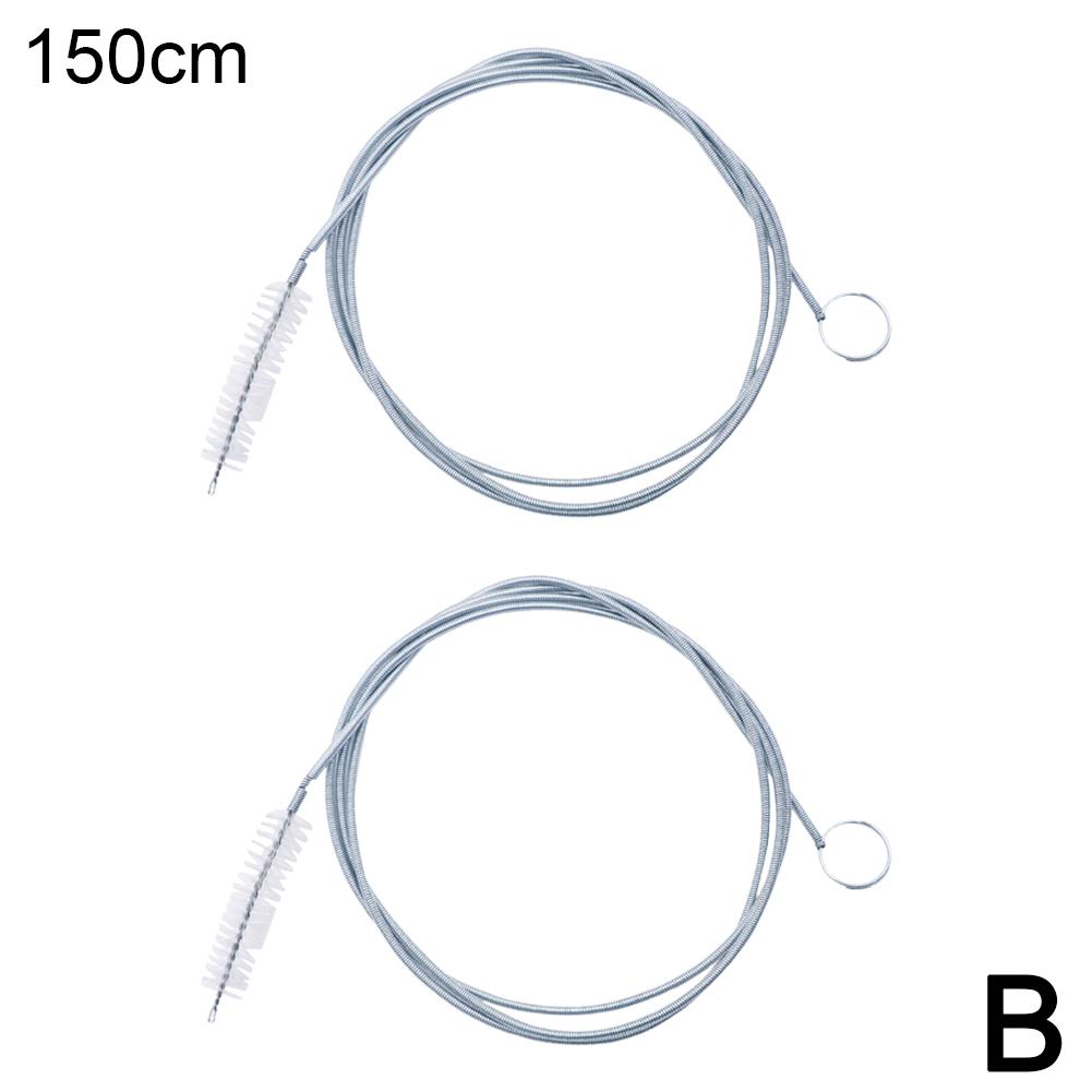 

2 шт. Щетка для чистки автомобильного дренажного драга с длинным шлангом, инструмент для очистки люка на крыше и труднодоступных мест,