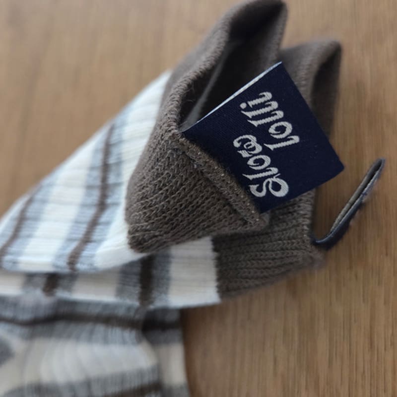 slowlolli Stripe flow socks_5 Colors