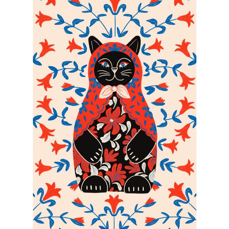 Abstrakte Kunst Frau Stimmung Sofa Dschungel Pyjamas Poster Leinwandmalerei Lustig Alltag Wandkunst Bild Wohnzimmer Heimdekoration