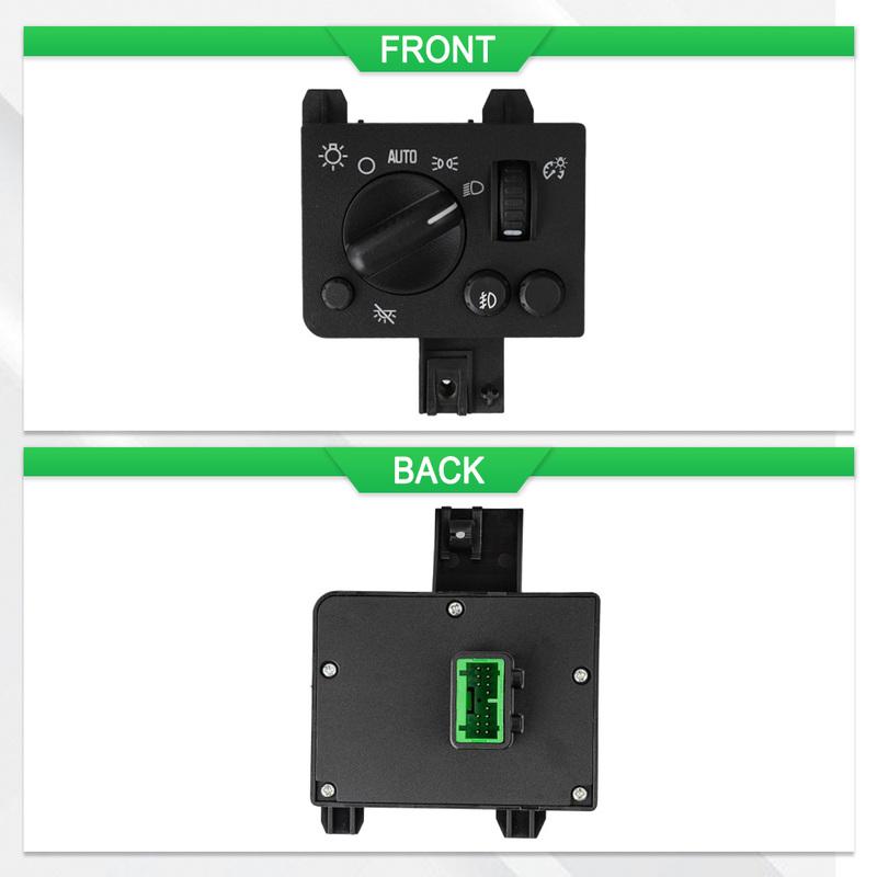 For GMC Canyon 2004-2012 for Chevy Colorado 2004-2012 Front Headlight Control Switch 73450801