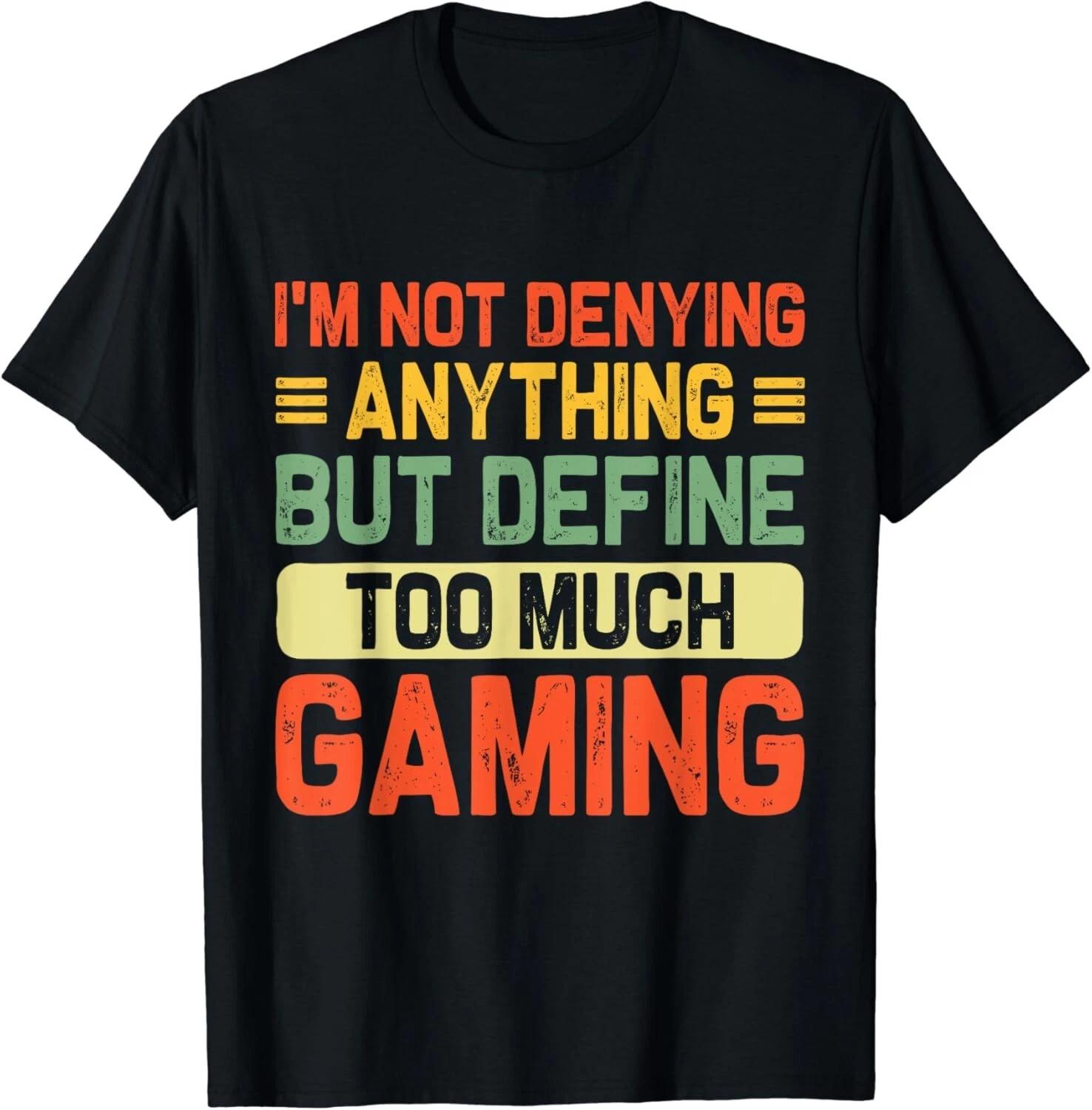 Funny Video Games Gaming Design Adult Gamer Online Gaming Gift Unisex T-Shirt 3XL