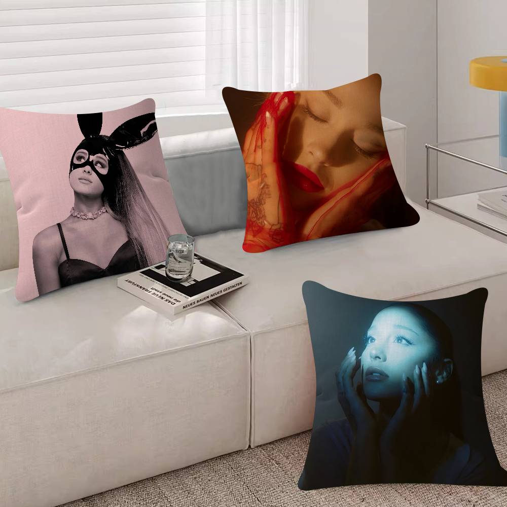 Singer A-Ariana G-Grande Cushion Cover Inches Farmhouse Decor Home Throw Pillow Covers For Couch Decorations