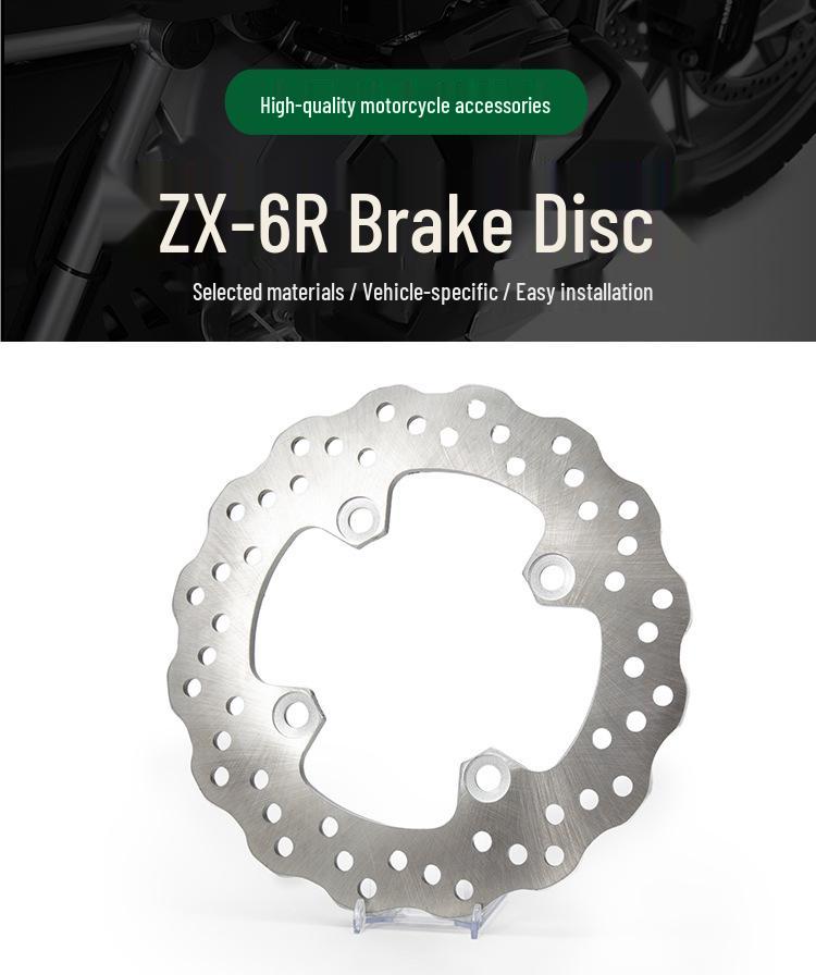 Rear Brake Disc for Kawasaki ZX6R, ZX10R, ZX9R, Z750 Motorcycles