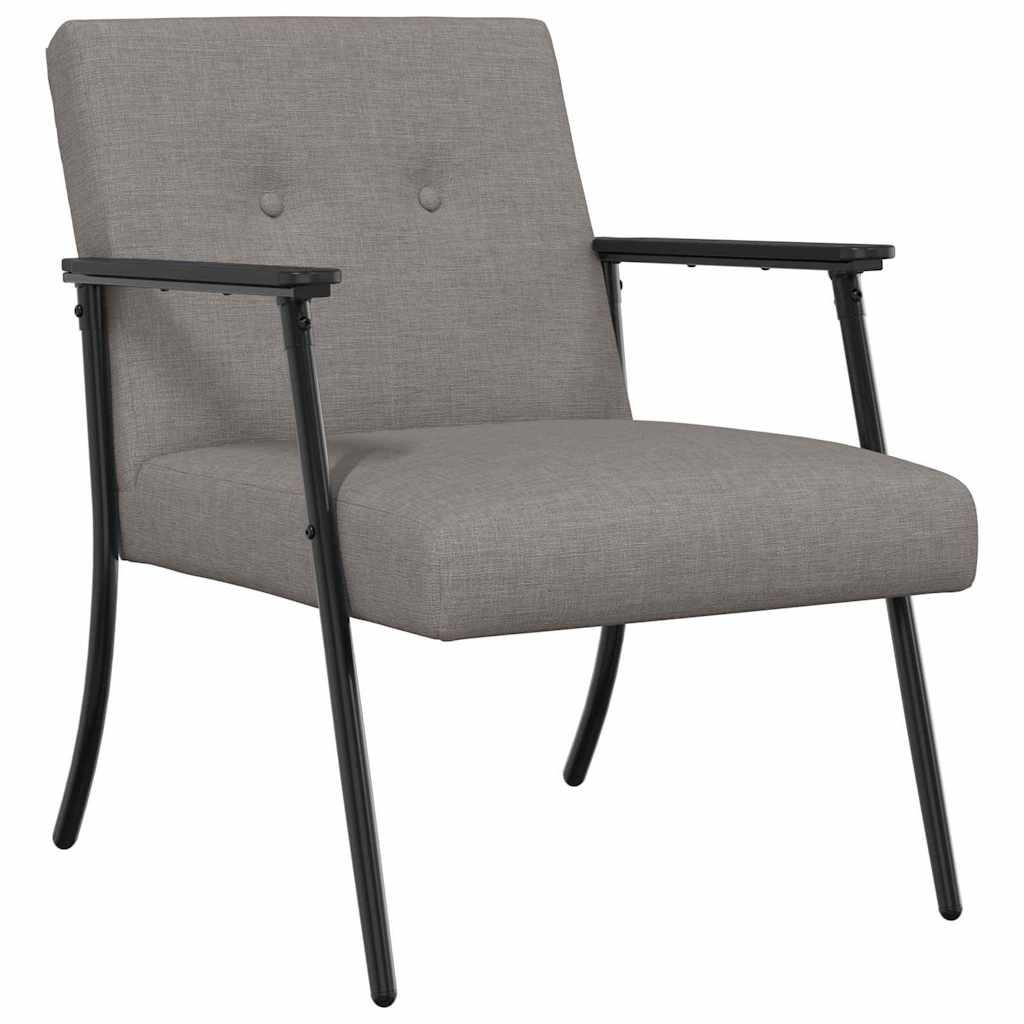 Taupe Fabric Armchair