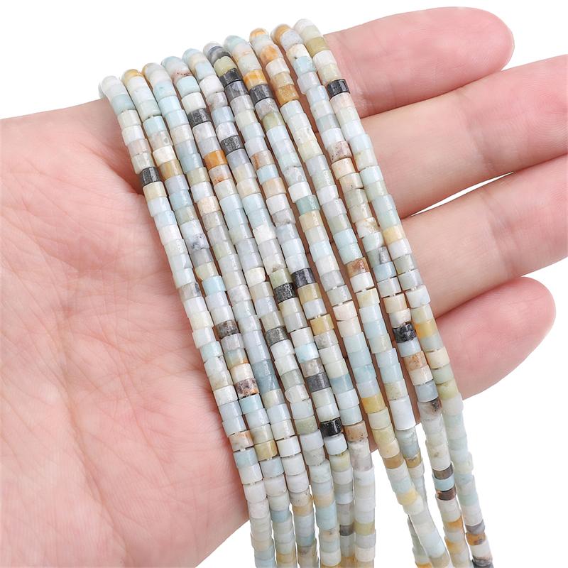 

2x3 мм, 155 шт./упак. Трубка Намистини з натурального каменю Тигрове око Агат Кварц Авантюрин Камінь Розпірка Розсипні намистини для намиста Браслет Виготовлення ювелірних виробів своїми руками Amazonite