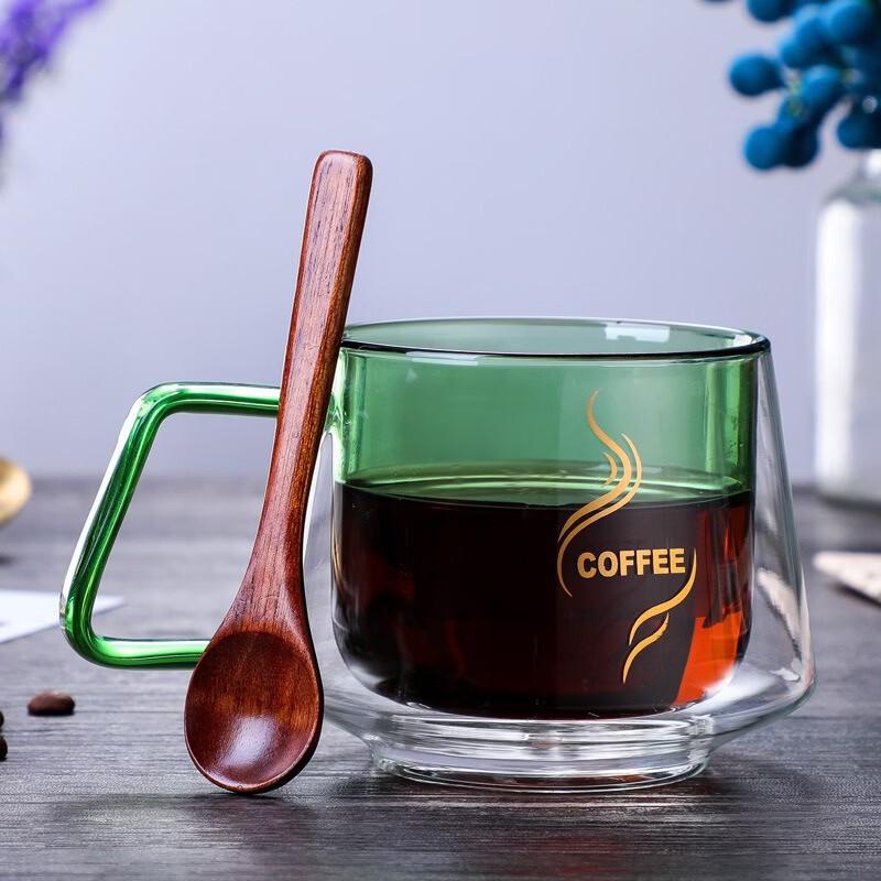 Double-Layer High Borosilicate Glass Coffee Mug
