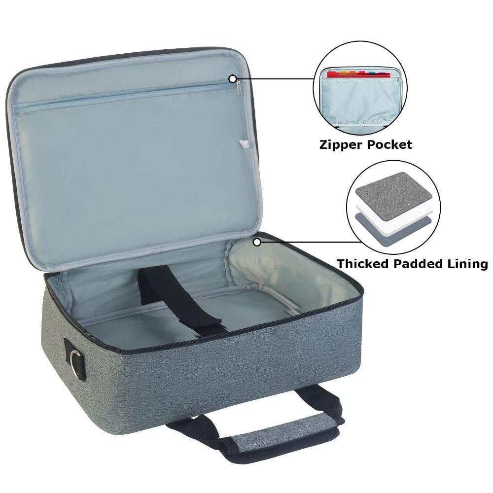Shoulder Strap Projector Case Bag Protective Storage Box for BenQ ViewSonic Epson Outdoor