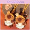 Toast Bread Hairband Capybara Plush Keychain For Kids And Fans