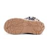 Johnature Genuine Leather Patchwork Printed Long Boots Fashion Versatile Leopard Print Fur Collar Women Shoes