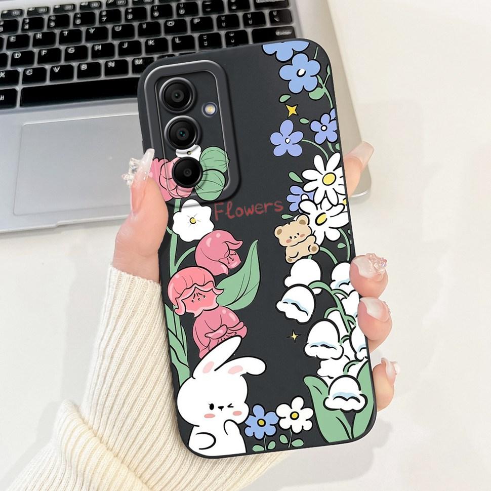 For Samsung A16 5G Case SM-A166B Cute Panda Bear Cartoon Back Cover Phone Cases For Samsung Galaxy A16 A15 5G Soft Fundas