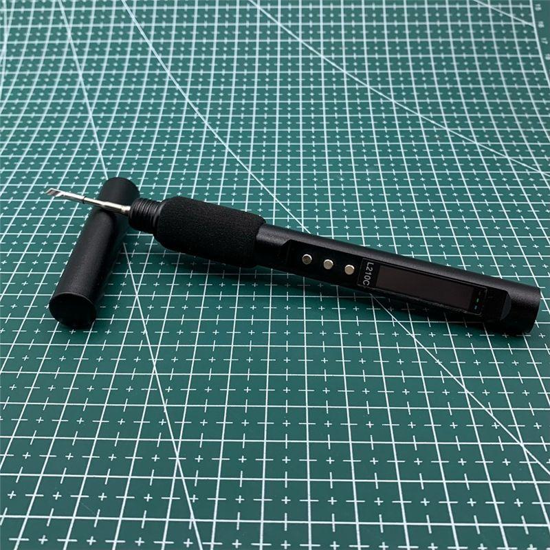 A20F-L210C PD 100W Portable Electric Soldering Iron 50-500°C Adjustable Temperature 0.99-Inch Color Screen Soldering Station