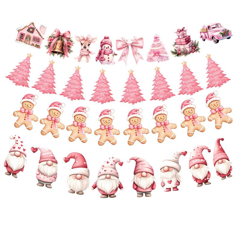 

New Christmas Decorations, Flags, Banners, Pull Flowers, Christmas Party Supplies, Atmosphere Layout, Props, Decorations A1