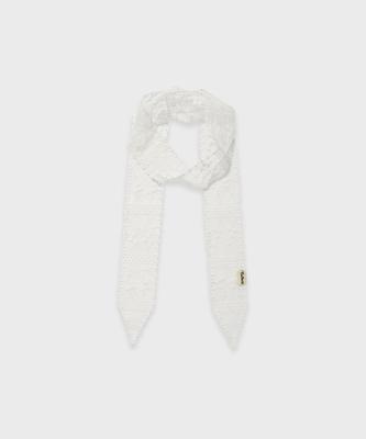 FALLETT Lace Muffler White
