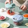 Crusher Vegetable Onion Cutter Kitchen Cooking Accessories 500/900ML Meat Mincer Garlic Chopper Rotate GarlicPress 4