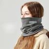 Velvet Autumn Winter Warm Neck Protection Scarf Women Outdoor Cycling Men Korean Cold Resistant Knitted Face Mask Neckerchief