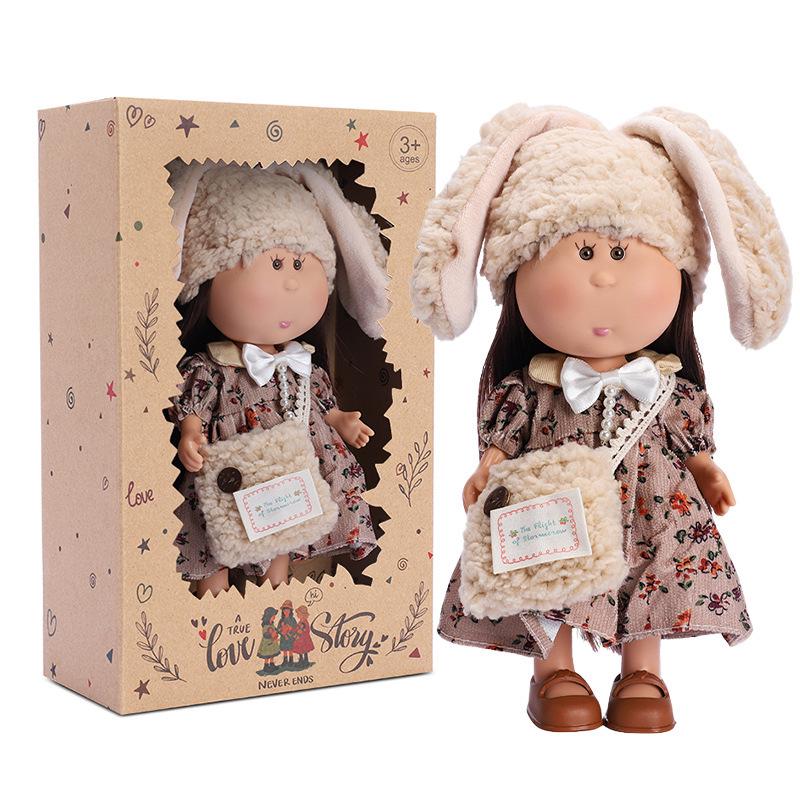24cm Princess Mia Potato Doll Gift Box Set: Dress-up Barbie Doll for Girls