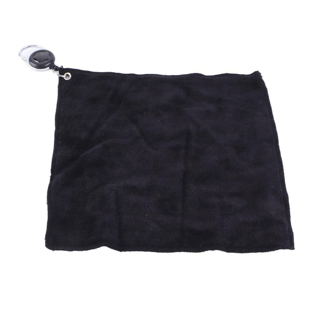 1 pcs Double-sided Plush Cotton     Cleaning Towel Cloth with Pulling Rope Buckle(blue )