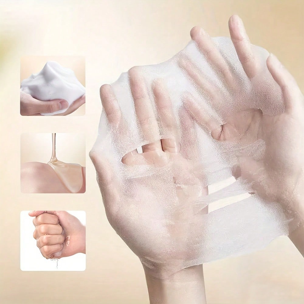 Rice Extract 3-Step Facial Mask Hydrating Cleansing Essence for Nourished Skin