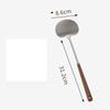 Lilang 316 Stainless Steel Mini Cooking Spatula with Walnut Handle