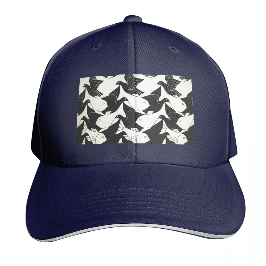 Escher  Sky And Water II  Baseball Cap Visor Custom Cap Sun Caps Hard Hat Elegant Womens Hats Unisexs