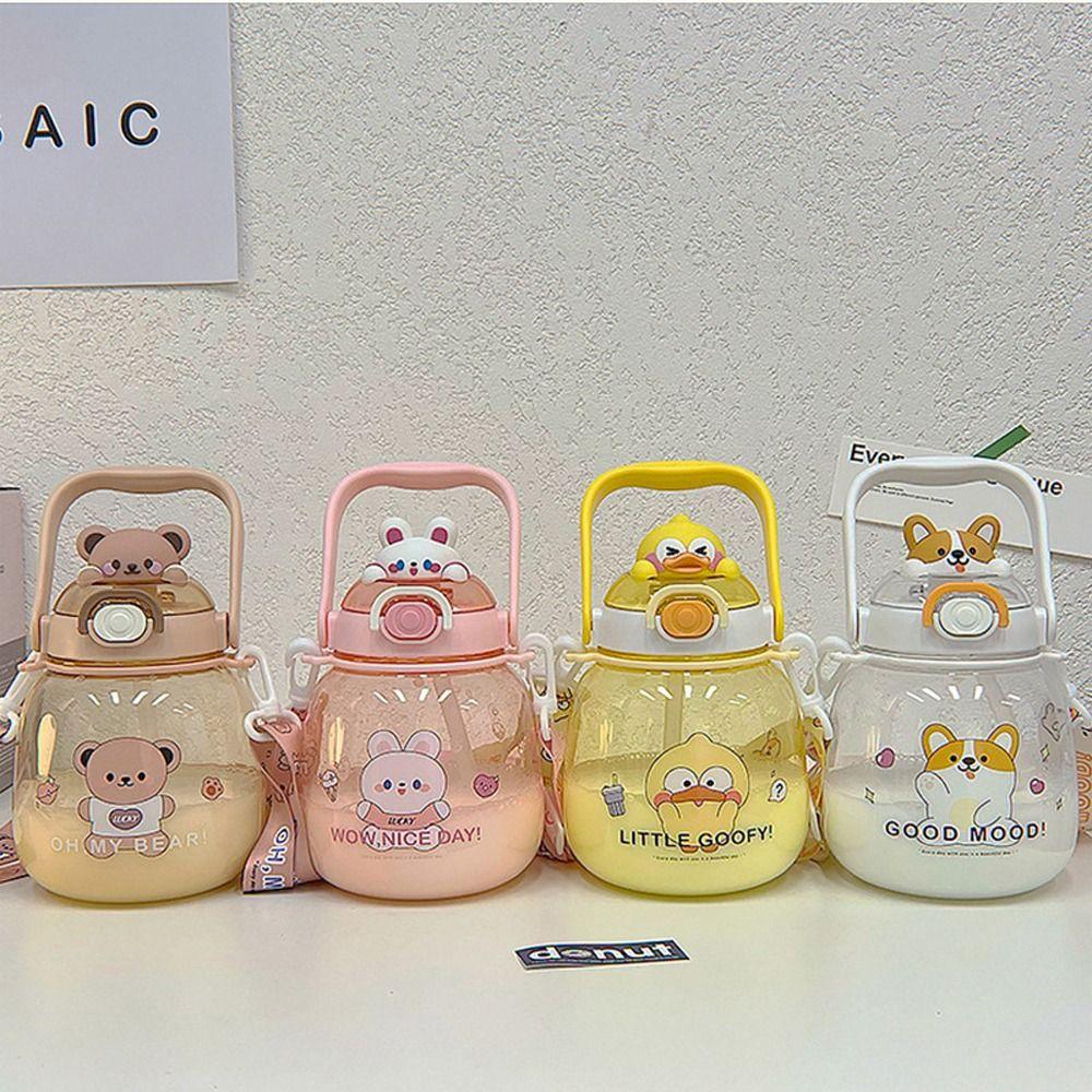 

Ремень большой емкости детская бутылка для воды Питьевой чайник Питьевая пипетка Бутылка для воды Чашка