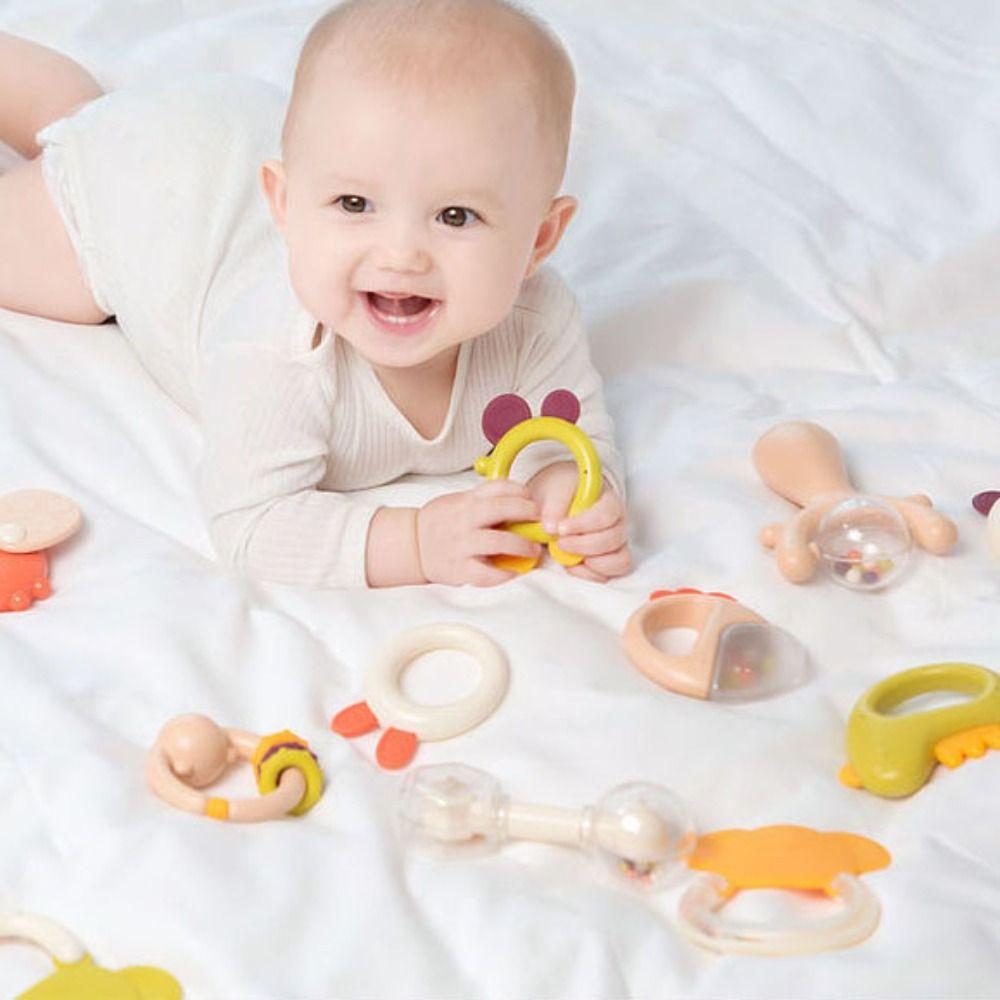 Rattle Sound Baby Hand Rattle Toys Sensory Development Baby Teething Toys  Newborn Stage