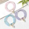 Qian Jing Wan Ma DIY Women's Amethyst, Aquamarine, Rose Quartz, Agate Crystal Bracelet