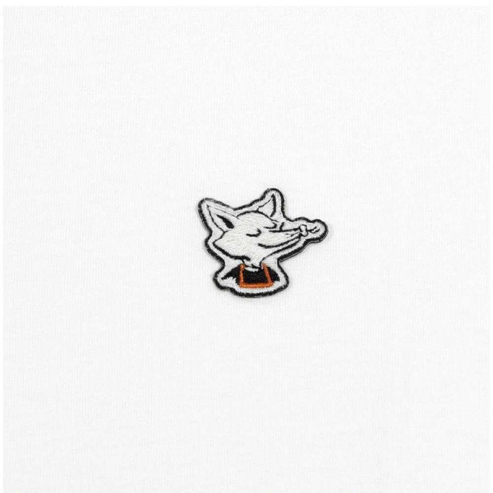 Maison KiTsune BarisTa Fox PaTch Unisex T shirT Cknu00102kj7014