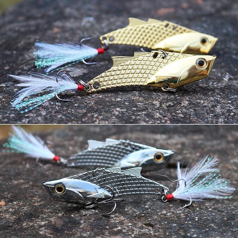 Angelköder 3D Augen Metall Angelköder Haken Spinner Angelköder Barsch Crankbaits Zubehör Haken