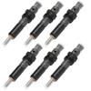 A03E-6Pcs Fuel Injector Set W/Ring Kit 3283562 For Cumm 5.9L KDAL59P6 Nozzle Holder P7100 1994-1998