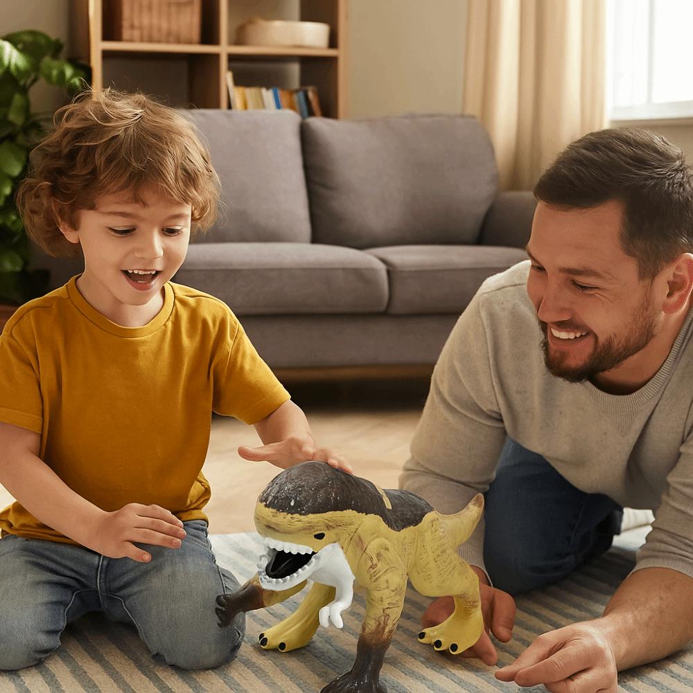 Resin Simulation Dinosaur Figures Handmad Jurassic Dinosaur Miniatures Figurine  Kids Birthday Gift