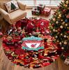 Liverpool F.C Pattern Round Rug, Indoor/Outdoor Mat, for Picnic, Gameroom, Bedroom, Office, Living Room, Home Decor Carpet, Birthday Gift