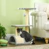 72cm Cat Tree with Scratching Post, Pad for Indoor Cats - Light Grey